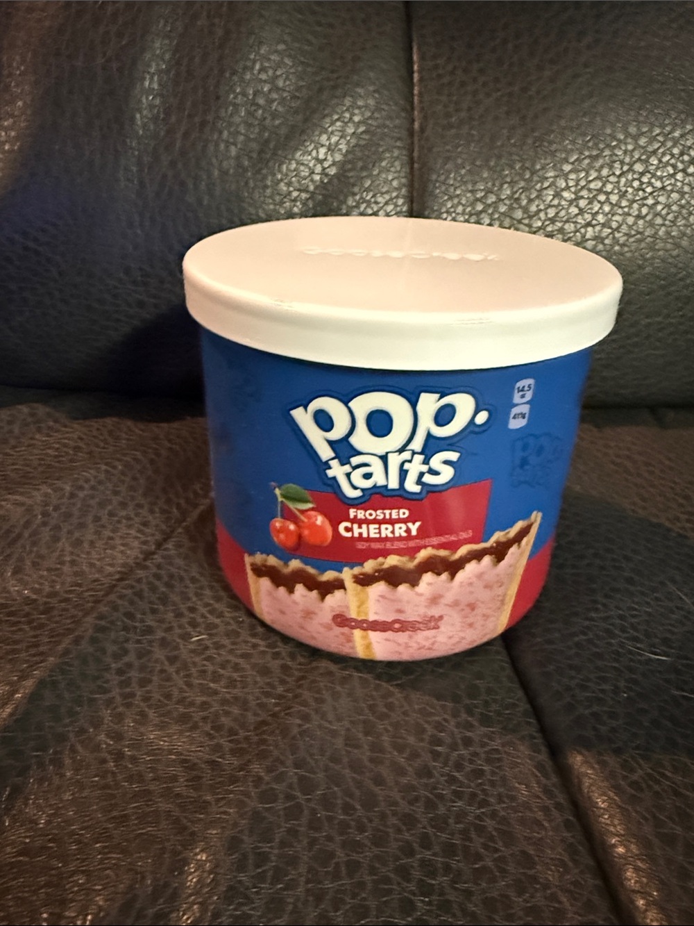 Discontinued Pop-Tarts Frosted Cherry Scented Candle Jar